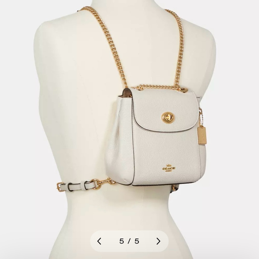 Coach Convertible Mini Backpack - Picture 6 of 7